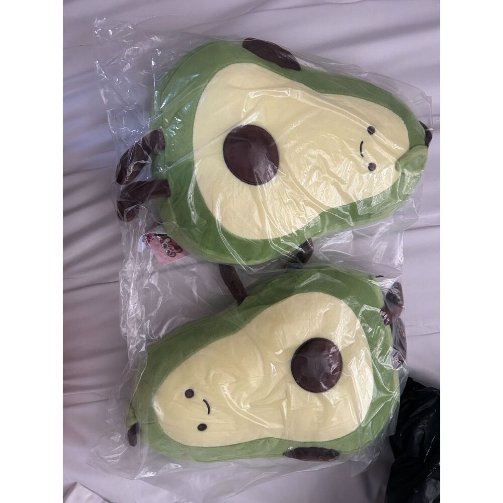 Mira Toys Avocado Plush Pair – 2 Matching Stuffed Animals – New With Tags